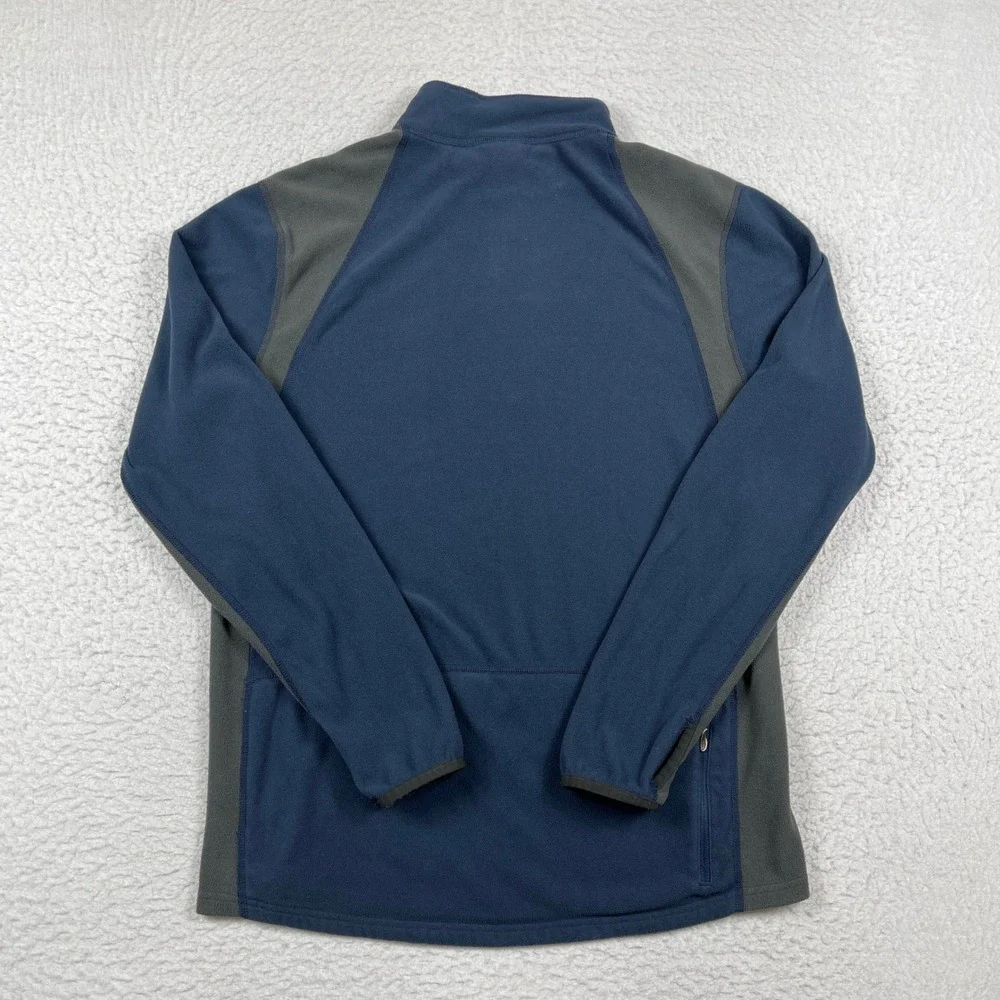 The North Face Fleece‎ Pullover Mens Large Blue Grey Quarter Zip CQ45 Gorpcore